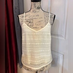 Jessica Simpson Crocheted Tank Top